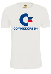 LOGOSHIRT T-Shirt Commodore Gelb/Rot/Grau