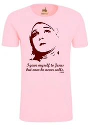 T-Shirt I Gave Myself To Jesus mit humorvollem Print
