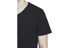 Jack & Jones T-Shirt JACBASIC V-NECK TEE Schwarz