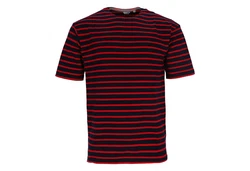 modAS Rundhalsshirt Herren T-Shirt Lila/Rot/Dunkelrot