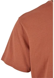 Urban Classics Herren Shaped Long Tee T-Shirt Orange/Braun/Rot