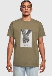 Mister Tee Trust 2.0 Tee Beige/Braun/Dunkelgrün/Khaki/Grau