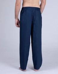 Moonline Schlafhose Herren Dunkelblau/Blau