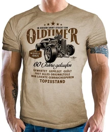 T-Shirt fr Mnner zum 60. Geburtstag Oldtimer Baujahr 1965 in Topzustand