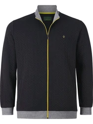 Charles Colby Sweatjacke DUKE FINNLEYS Dunkelgrau/Dunkelblau/Grau