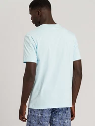 Hanro T-Shirt Living Shirts Hellblau/Blau