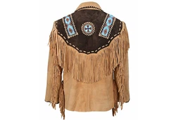 German Wear Trachtenjanker GW960J Westernjacke Reiter Jacke Western-Lederjacke 