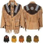 German Wear Trachtenjanker GW960J Westernjacke Reiter Jacke Western-Lederjacke 