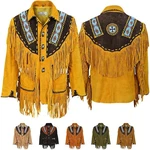 German Wear Trachtenjanker GW960J Westernjacke Reiter Jacke Western-Lederjacke GW960J