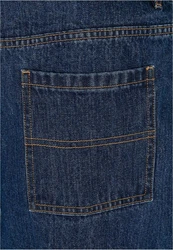 URBAN CLASSICS Herren 90s Jeans Blau/Dunkelblau