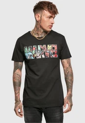 Merchcode T-Shirt Marvel Logo Character Tee (1-tlg) Schwarz/Mischfarben/Beige/Rot/Braun
