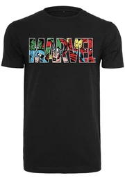 T-Shirt Herren Marvel Logo Character Tee (1-tlg)