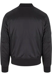 URBAN CLASSICS Anorak Herren Basic Bomber Jacket (1-St) Dunkelgrau/Grau/Schwarz