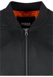 URBAN CLASSICS Anorak Herren Basic Bomber Jacket (1-St) Dunkelgrau/Grau/Schwarz