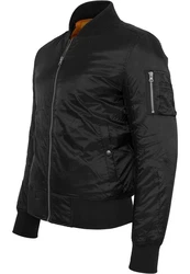 URBAN CLASSICS Anorak Herren Basic Bomber Jacket (1-St) Dunkelgrau/Grau/Schwarz