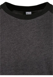 URBAN CLASSICS Longsleeve Raglan Contrast LS Dunkelgrau/Grau