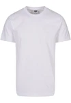 URBAN CLASSICS T-Shirt Urban Classics Herren Basic Tee Weiß/Grau/Creme