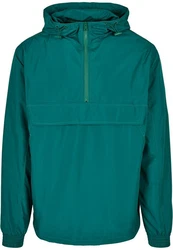 URBAN CLASSICS Anorak Urban Classics Herren Basic Pull Over Jacket Türkis/Grün/Dunkelgrün