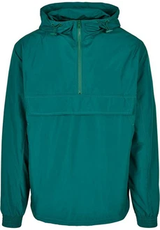 URBAN CLASSICS Anorak Urban Classics Herren Basic Pull Over Jacket Türkis/Grün/Dunkelgrün