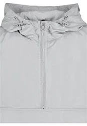 URBAN CLASSICS Anorak Urban Classics Herren Basic Pull Over Jacket Grau/Hellgrau
