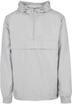 URBAN CLASSICS Anorak Urban Classics Herren Basic Pull Over Jacket Grau/Hellgrau