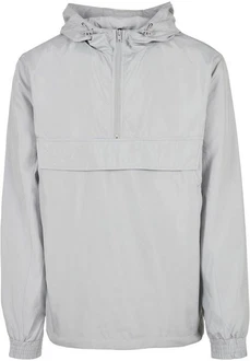 URBAN CLASSICS Anorak Urban Classics Herren Basic Pull Over Jacket Grau/Hellgrau