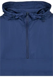 URBAN CLASSICS Anorak Urban Classics Herren Basic Pull Over Jacket Dunkelblau/Blau
