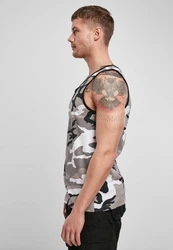 Brandit Tanktop Dunkelgrün/Beige/Grau