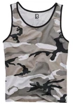 Brandit Tanktop Dunkelgrün/Beige/Grau