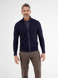 Strickjacke Sportive Strickjacke in Strukturoptik
