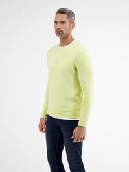 LERROS Strickpullover Strukturstrick Grün/Neonfarben/Gelb
