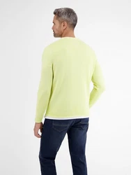 LERROS Strickpullover Strukturstrick Grün/Neonfarben/Gelb