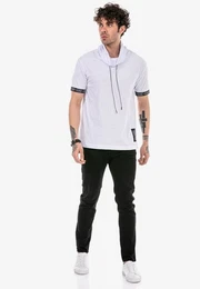 T-Shirt Saint Albans mit modischem Rollkragen