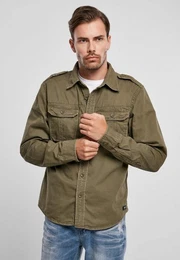 Langarmhemd Herren Vintage Shirt (1-tlg)