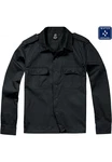 Brandit Langarmhemd US Shirt Dunkelblau/Blau/Grau