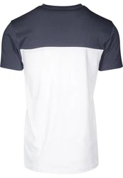 URBAN CLASSICS T-Shirt Urban Classics Herren 3-Tone Pocket Tee Weiß/Dunkelblau/Rot/Mischfarben