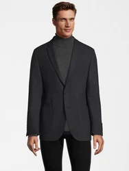 SteffenKlein Anzugsakko Slim Fit Dunkelgrau/Grau/Schwarz