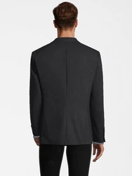 SteffenKlein Anzugsakko Slim Fit Dunkelgrau/Grau/Schwarz
