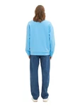 TOM TAILOR Denim Sweatshirt RELAXED CREW Hellblau/Blau