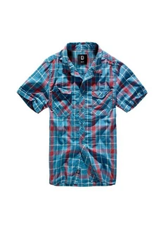 Brandit Langarmhemd Roadstar Shirt Türkis/Blau