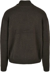 URBAN CLASSICS Rundhalspullover Oversized Roll Neck Sweater Dunkelgrün/Khaki/Grau/Dunkelgrau/Braun