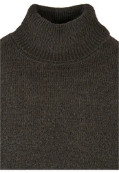 URBAN CLASSICS Rundhalspullover Oversized Roll Neck Sweater Dunkelgrün/Khaki/Grau/Dunkelgrau/Braun