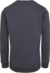 URBAN CLASSICS Rundhalspullover Urban Classics Herren Basic Terry Crew Dunkelblau/Dunkelgrau/Grau