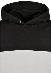Urban Classics Sweatshirt Upper Block Hoody Hellgrau/Grau/Schwarz/Beige/Dunkelgrau