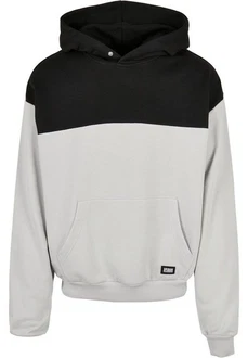 Urban Classics Sweatshirt Upper Block Hoody Hellgrau/Grau/Schwarz/Beige/Dunkelgrau