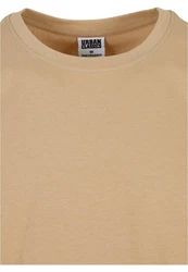 URBAN CLASSICS T-Shirt Open Edge Sleeveless Tee Beige/Khaki/Braun