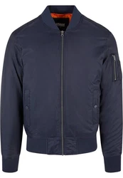 URBAN CLASSICS Anorak Herren Basic Bomber Jacket (1-St) Dunkelblau/Blau/Hellblau