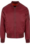 URBAN CLASSICS Anorak Herren Basic Bomber Jacket (1-St) Rot/Dunkelrot/Bordeaux/Braun