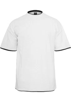 Urban Classics Contrast Tall Tee Weiß/Grau/Hellgrau/Dunkelblau