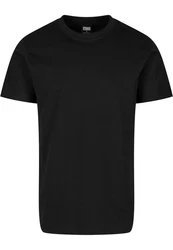 URBAN CLASSICS T-Shirt Urban Classics Herren Basic Tee Schwarz